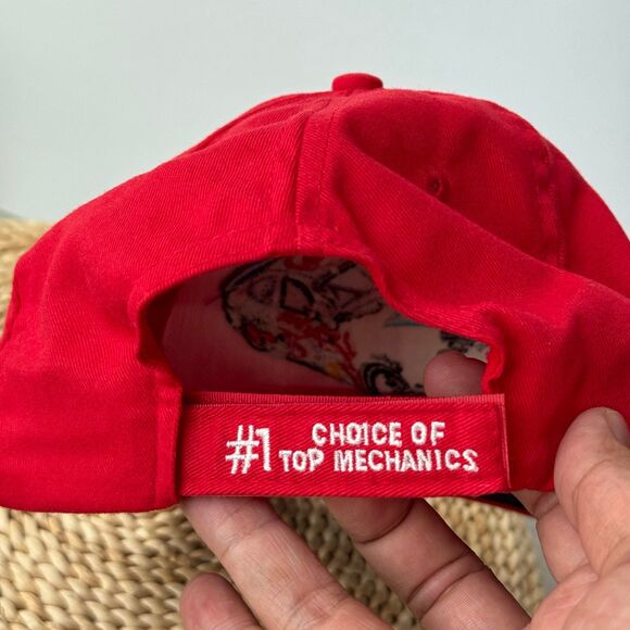 VTG 90's Mark Martin #6 Nascar Strap Back Hat Cap Valvoline Race Car - Picture 5 of 6